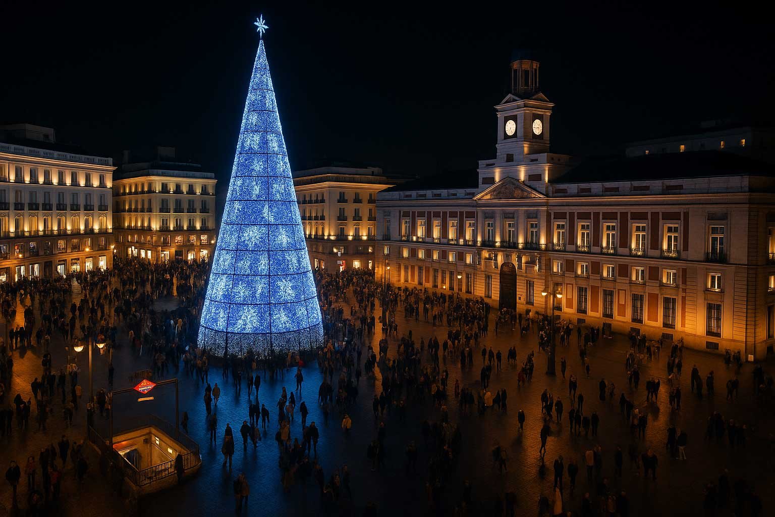 Luces de Navidad en Madrid 2025: guía desde Gran Vía para verlas sin agobios