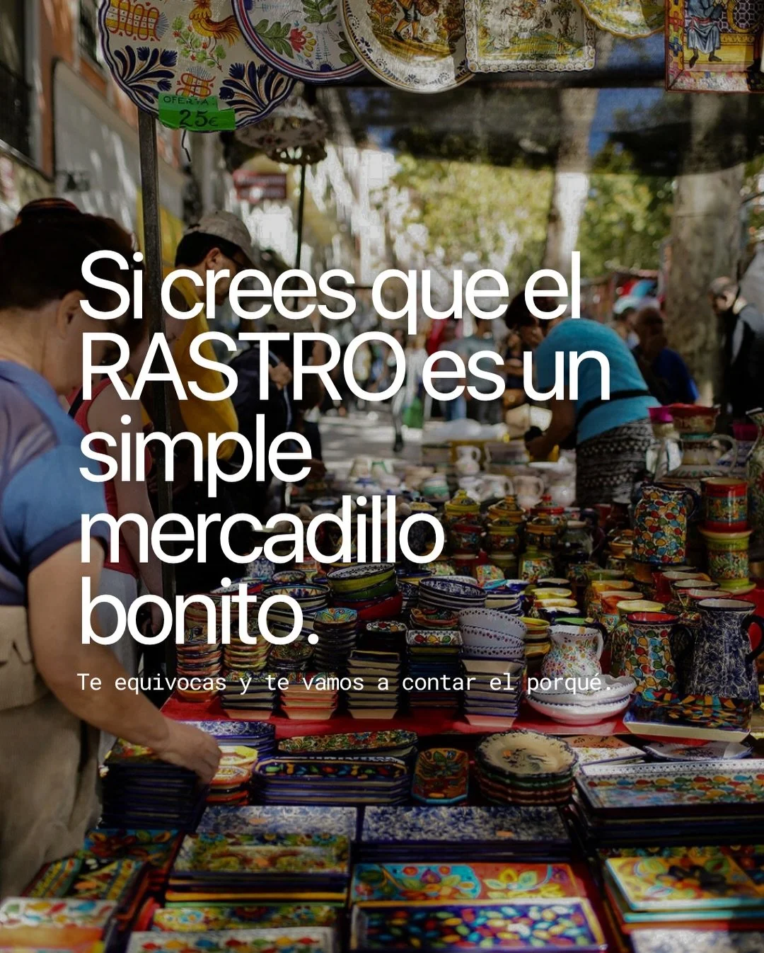 🇪🇸 El Rastro no es un mercadillo para turistas, es la maquinaria econ&oacute;mica m&aacute;s antigua de Madrid, nacida sobre un origen crudo y real. Cada domingo atrae a m&aacute;s de 100.000 personas y sostiene a 1.300 familias. Te contamos su his