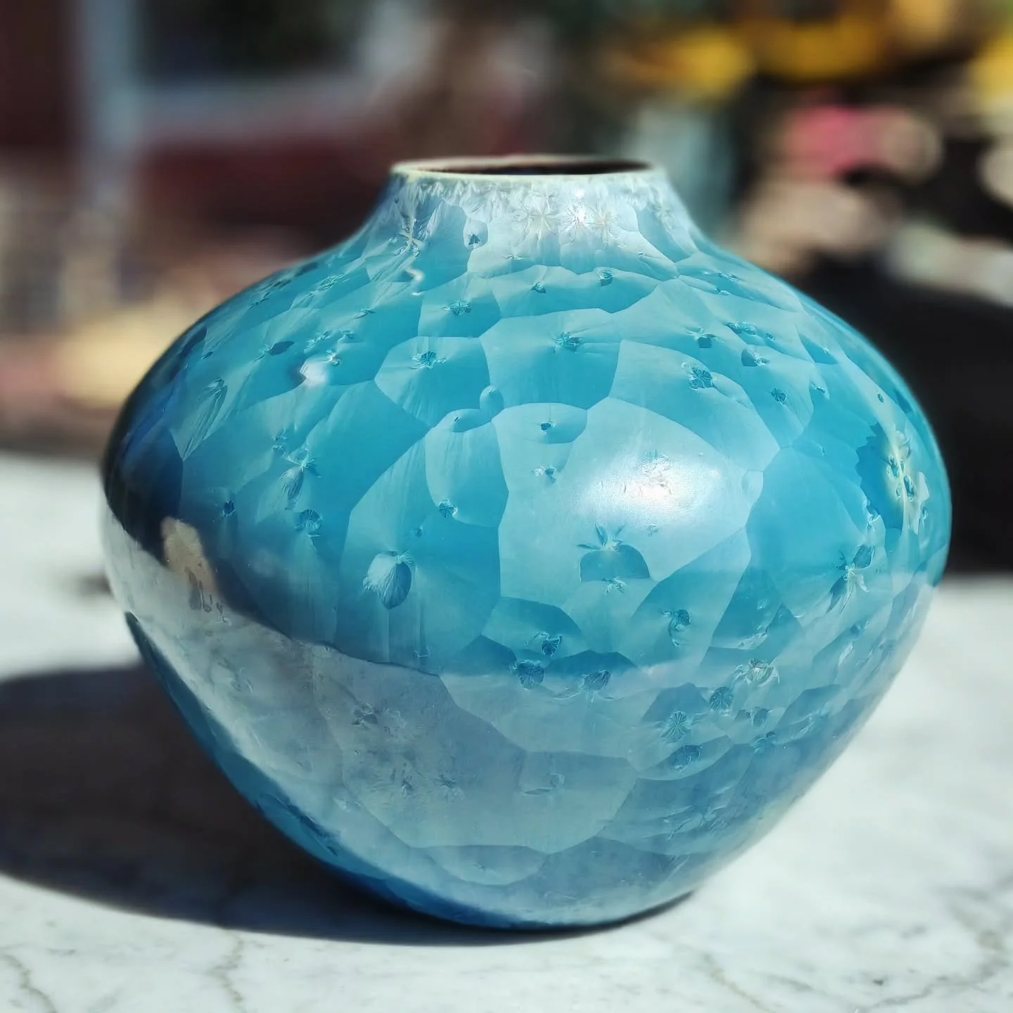 - Larimar -
Summer 2025
A winter breath in the Carribean sea
.
.
.
#porcelain #ceramics #pottery #handmade  #ceramicart #crystallineceramics  #crystallineglaze #porcelainart  #studioceramics #contemporaryceramics #crystalline #handmadeceramics  #whee