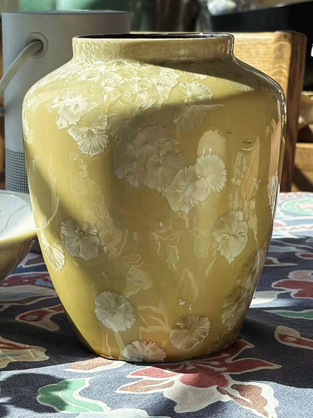 - Autumnal Senescence -
Spring 2025
As chlorophyll fades revealing golds and reds, nature quietly bids farewell
.
.
.
#porcelain #ceramics #pottery #handmade  #ceramicart #crystallineceramics  #crystallineglaze #porcelainart  #studioceramics #contemp