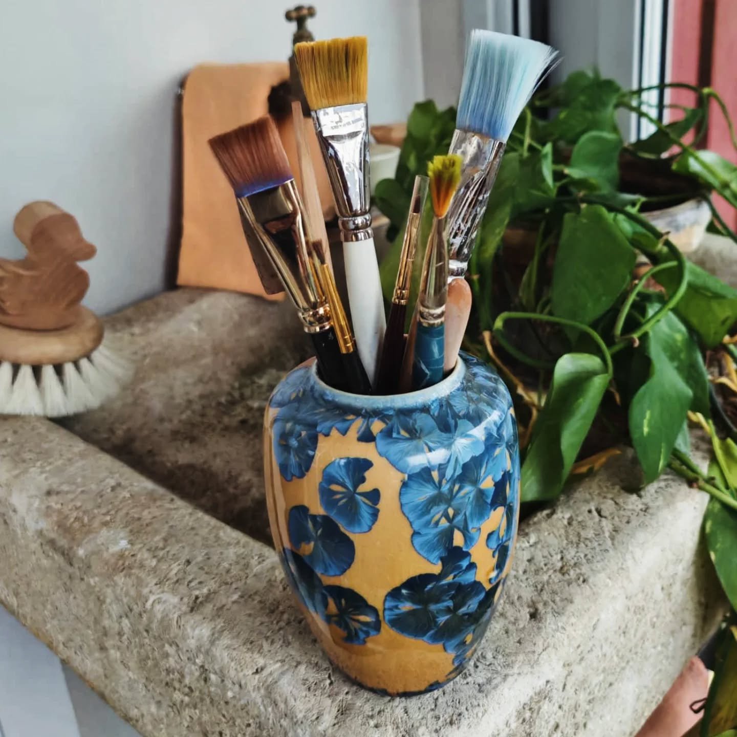 - Brushes -
Summer 2025
At least these won't die
.
.
.
#porcelain #ceramics #pottery #crystallineceramics  #crystallineglaze