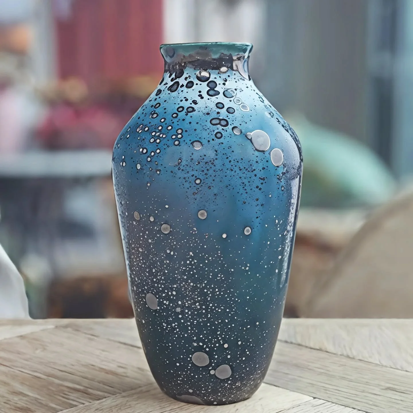 -The Blue Hour -
Spring 2026
Balancing between day and dust
.
.
.
#porcelain #ceramics #pottery #crystallineceramics  #crystallineglaze