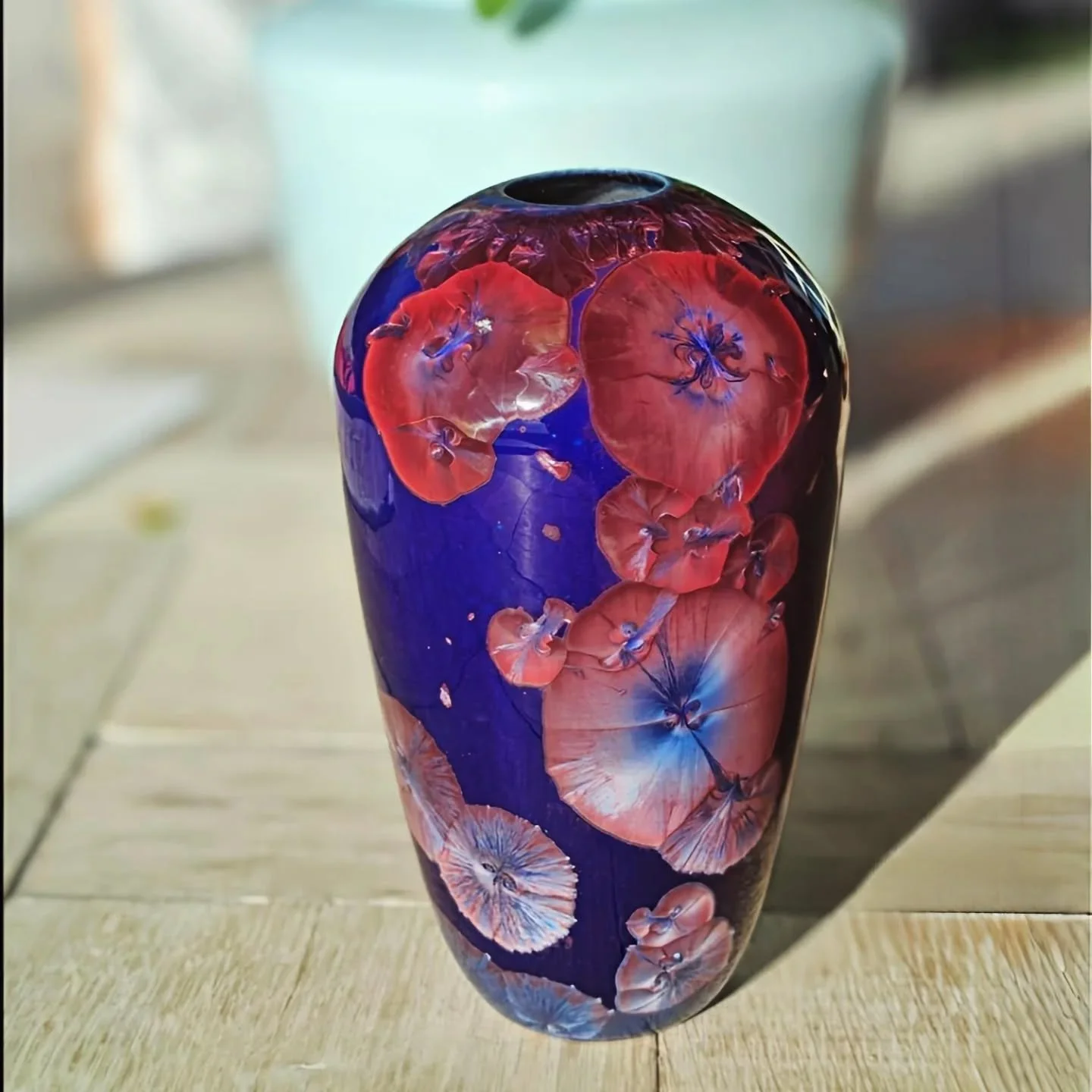 - Kepler -
Spring
1604 was quite a spectacle, I should know (I was there)
.
.
.
#porcelain #ceramics #pottery #crystallineceramics  #crystallineglaze