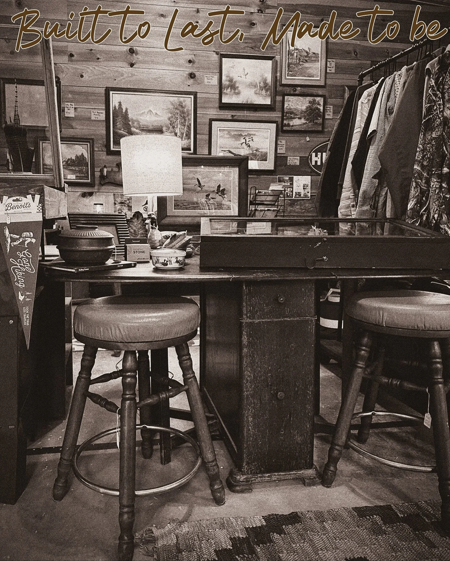 Built to Last, Made to be Remembered 
We love the pieces that tell a story, that had a life before us. Heritage is something that is fading, and we want to keep it alive through timeless items that take us back to the good ol&rsquo; days⏳ #haggardhik