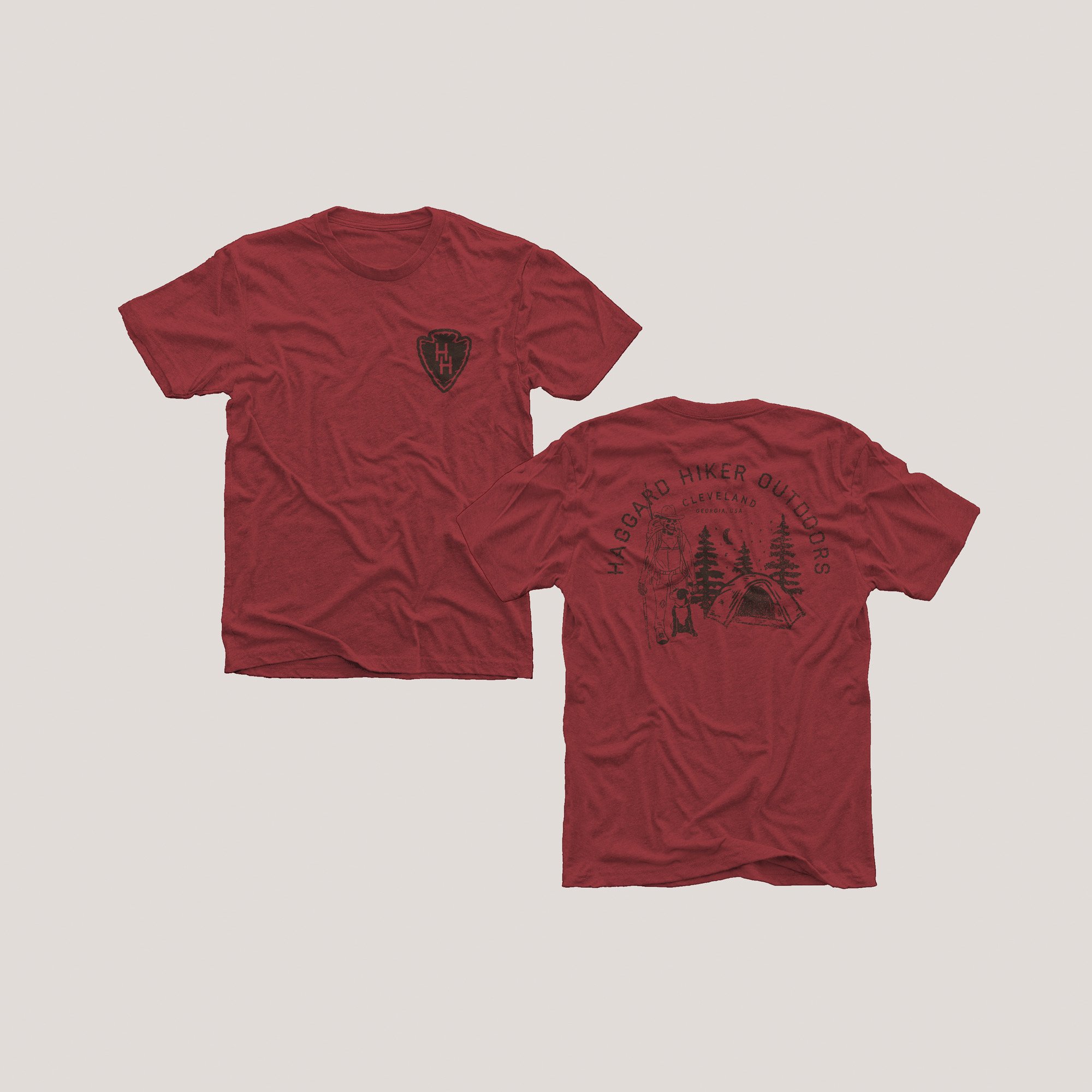 Haggard Hiker Original Tee (Cardinal)
