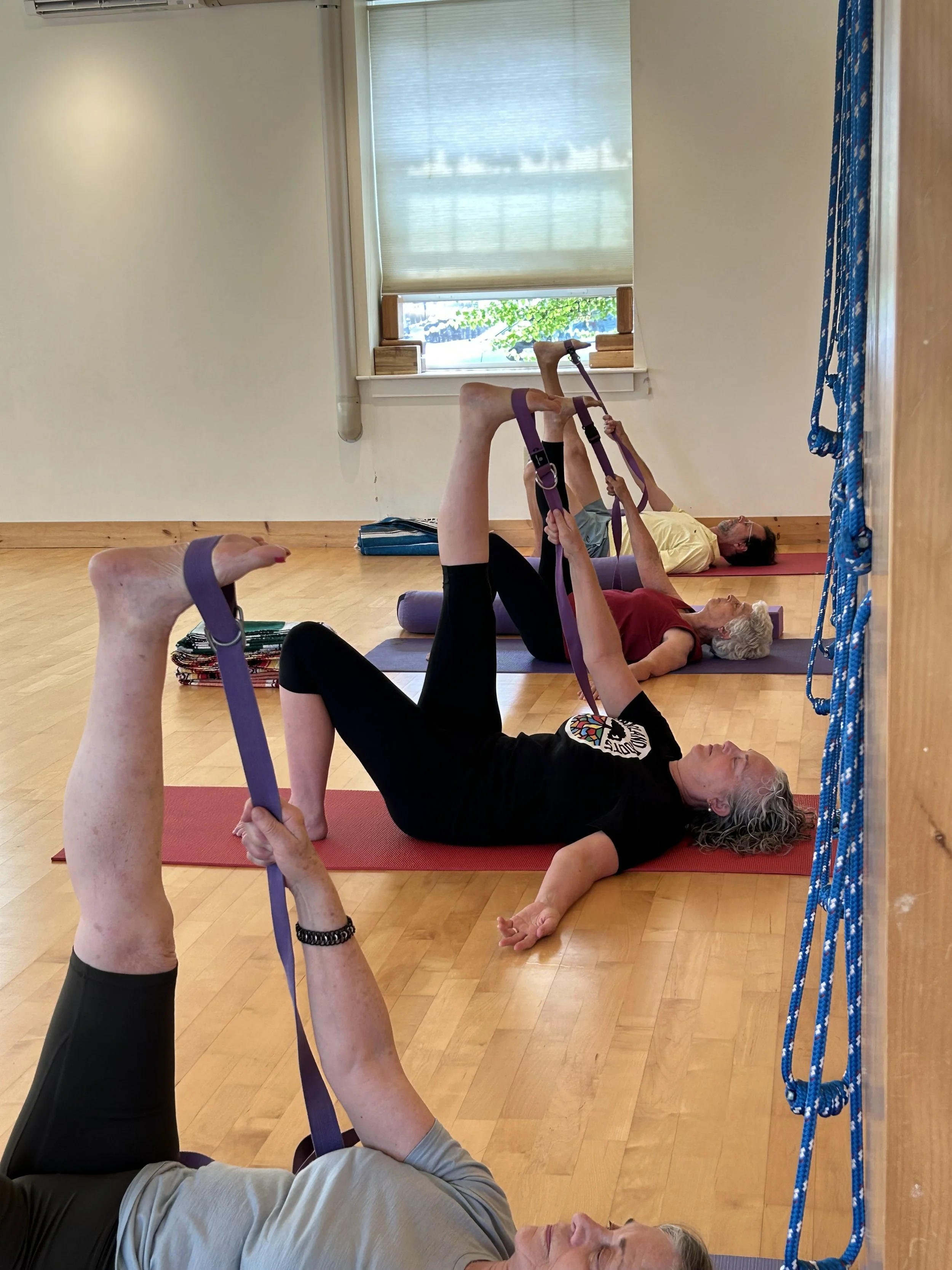 A photo of a yoga class at Otter Creek Yoga