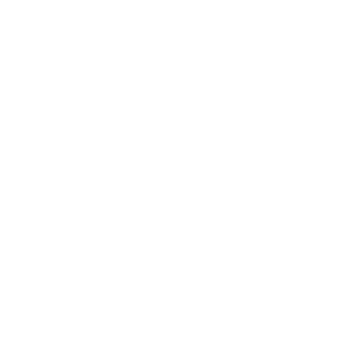 Un dessin minimaliste de deux cercles blancs connectés par une boucle sur fond noir.