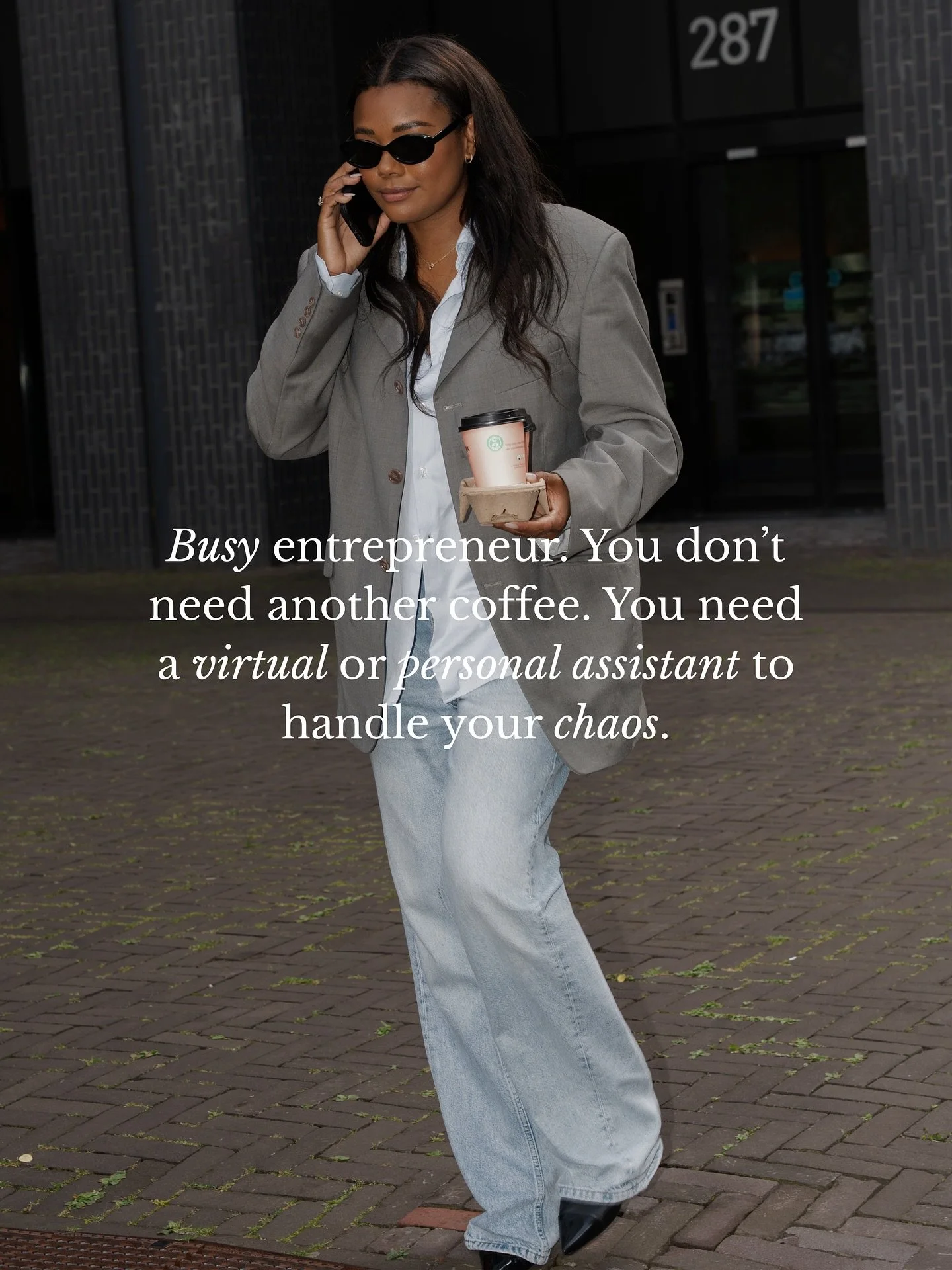 Busy? Coffee won&rsquo;t cut it. An assistant will. And if you&rsquo;re lucky we&rsquo;ll occasionally might just bring you both! 😉☕️

From projectmanagement, to communication, content or social media assistance. From travel-, inbox- and calendar ma