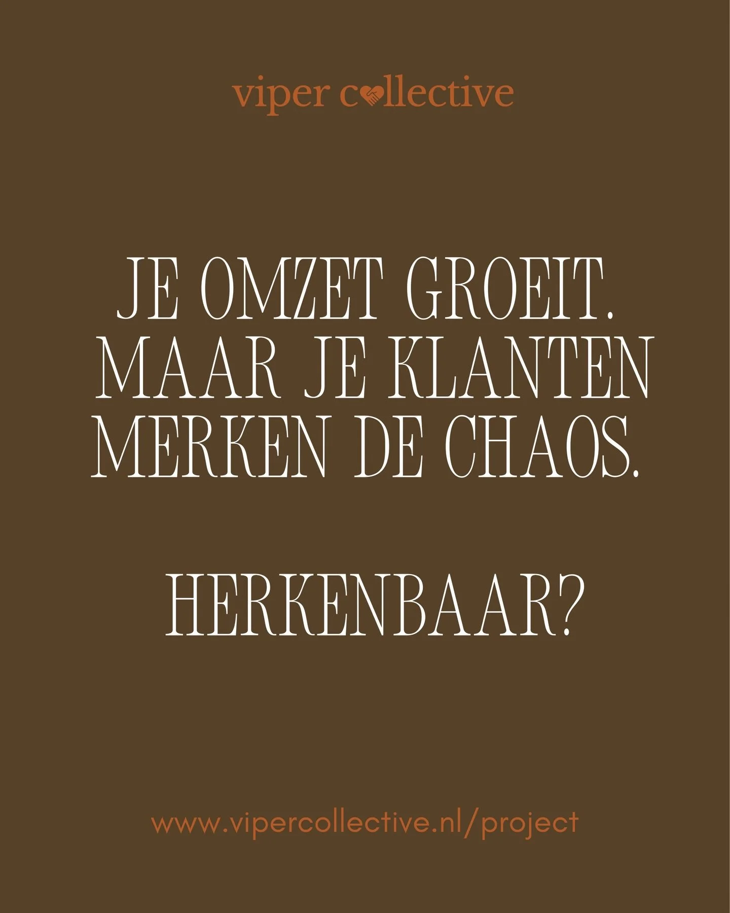 Z&oacute;veel groeiende bedrijven hebben het achter de schermen niet op orde. De klantcommunicatie lijdt hier helaas vaak onder. Terwijl juist d&aacute;t het verschil maakt tussen een eenmalige klant en een waardevolle ambassadeur👀

Met ons succesvo