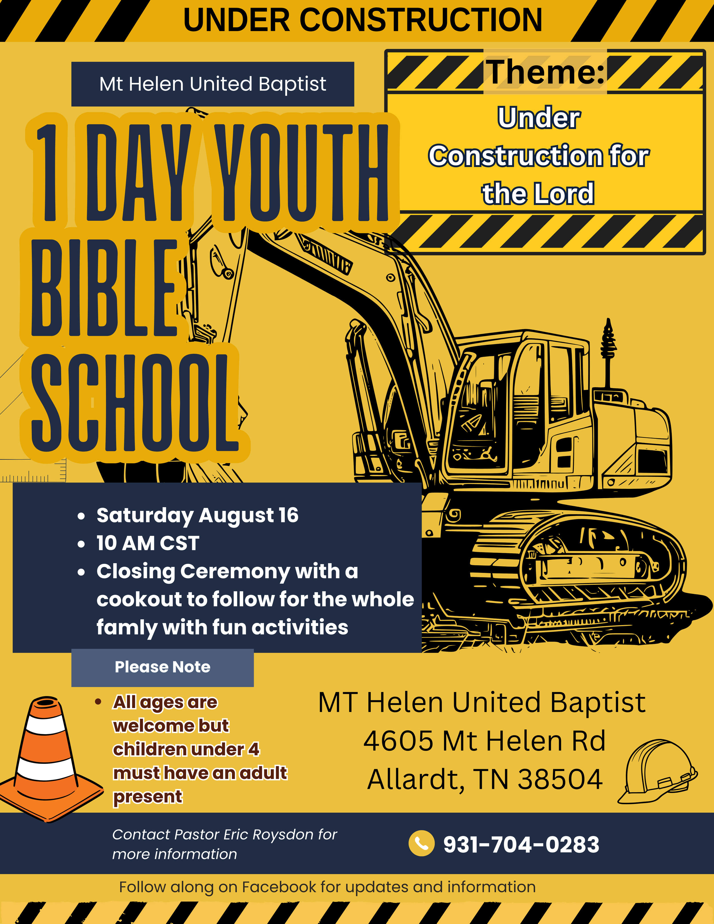1 day Bible School