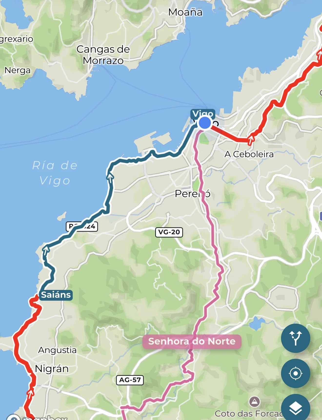 Day 11 Saians to Vigo