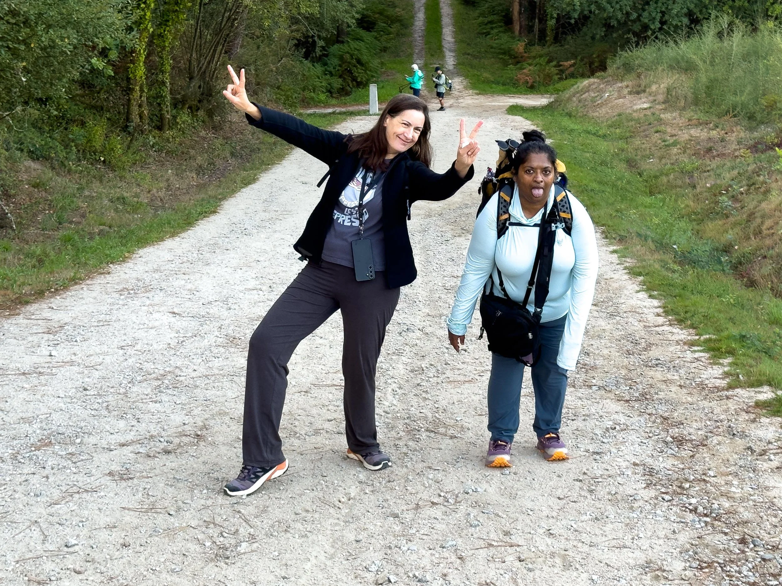 different perspectives regarding the trail