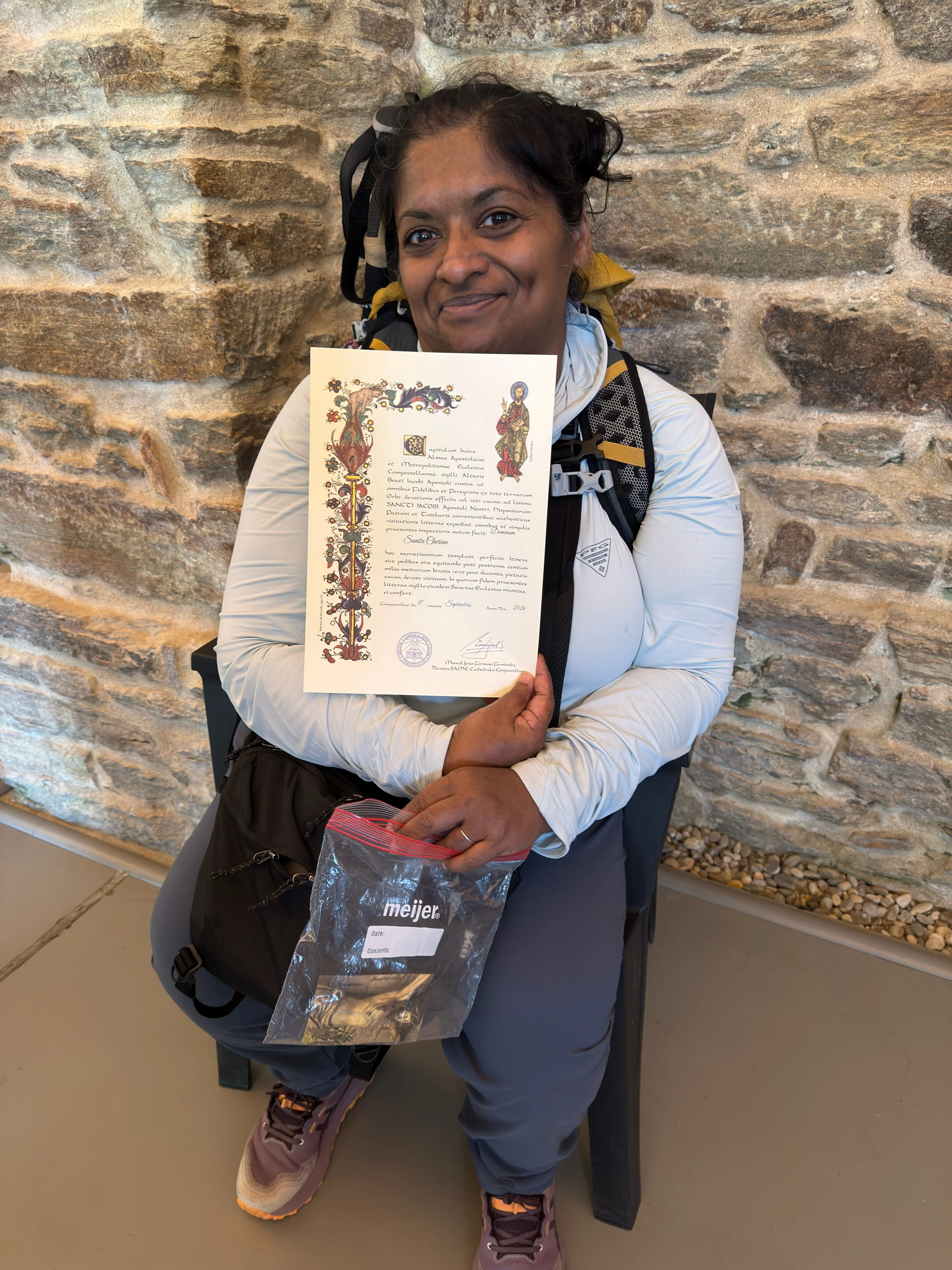 Compostela Certificate - The Compostela Certificate is the official Latin document issued by the Church at the Pilgrim's Office in Santiago de Compostela to recognize the completion of the Camino de Santiago
