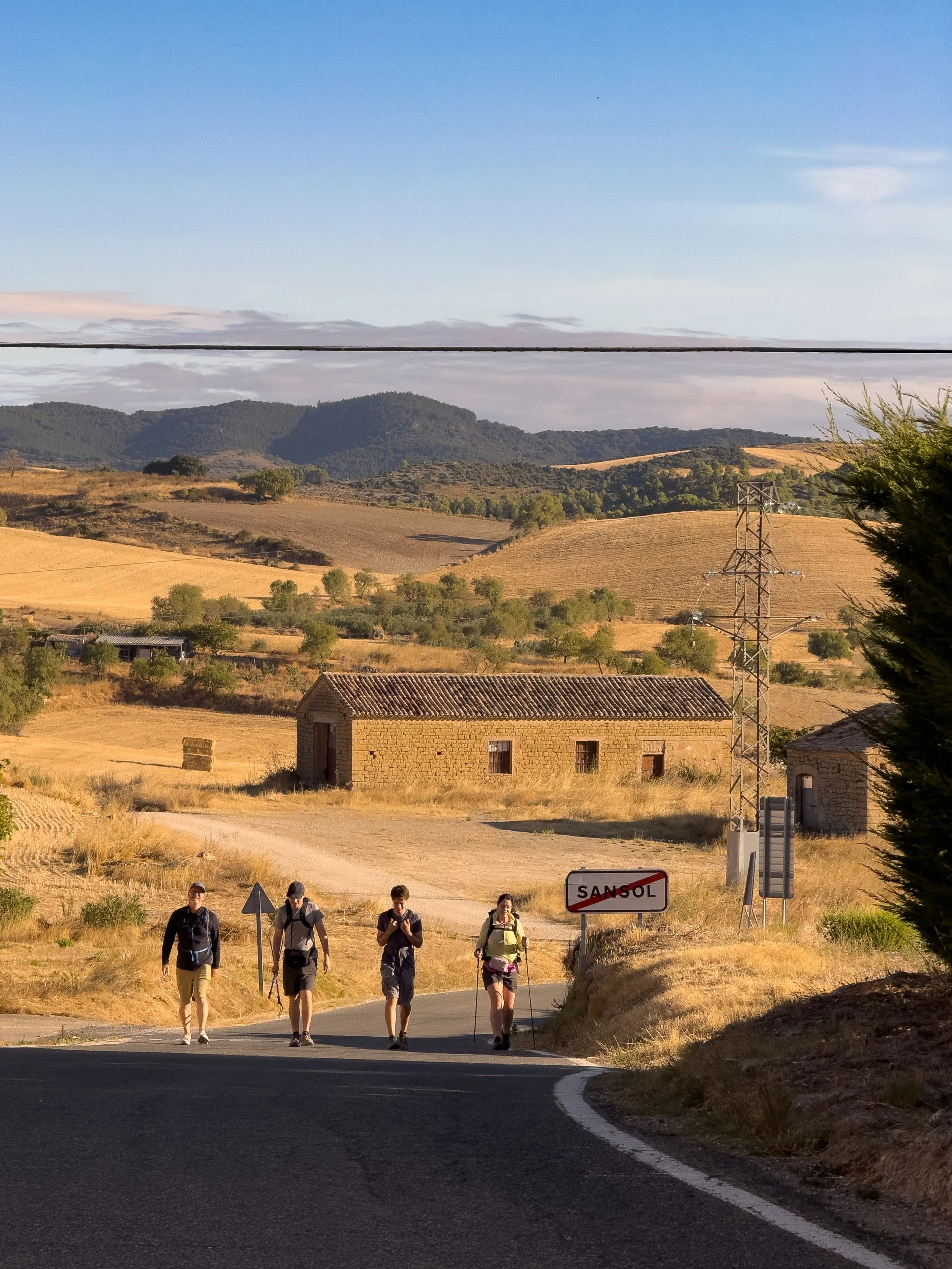 Entering Sansol, Spain - September 2025