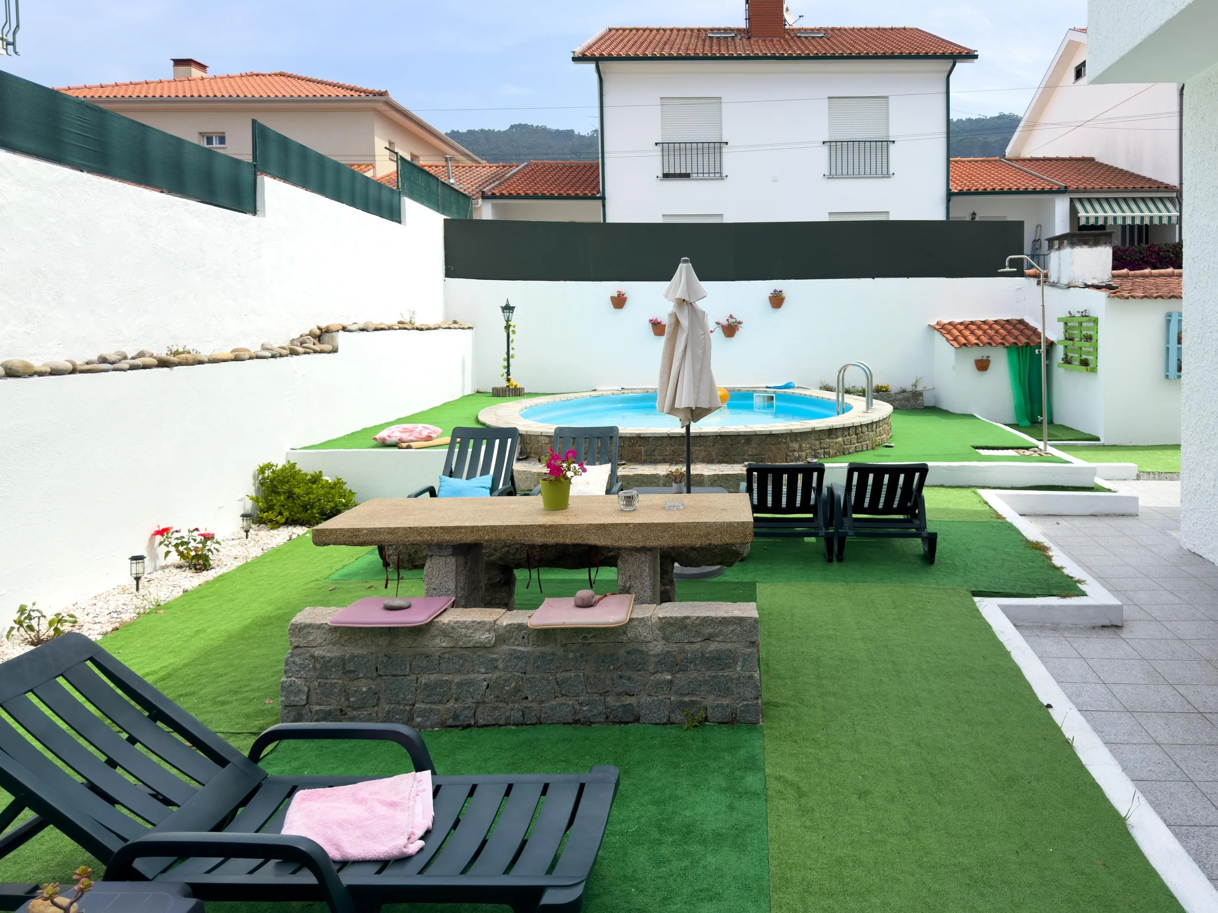 Our hostel for the night, called Morada do Ultramar.  Awesome hosts and perfect location - directly on the Camino.  