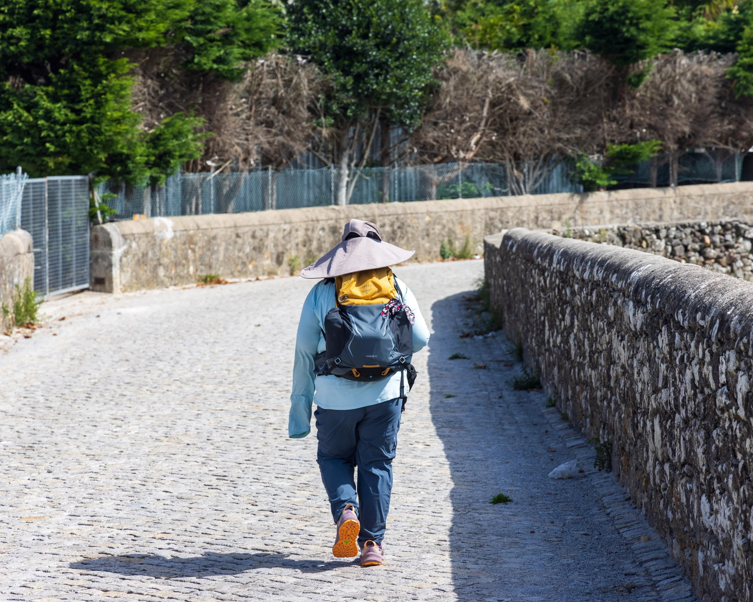 can you determine where the hat ends and the bag begins?  :). 