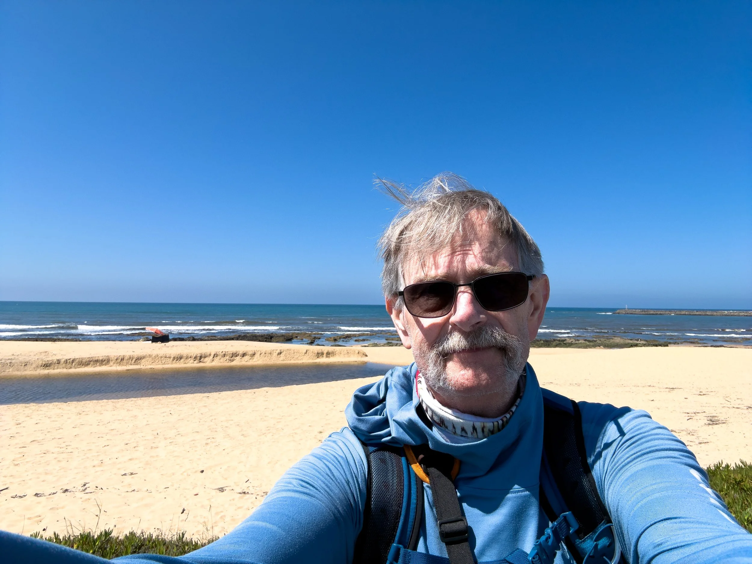 A bad selfie, but beautiful natural background! 