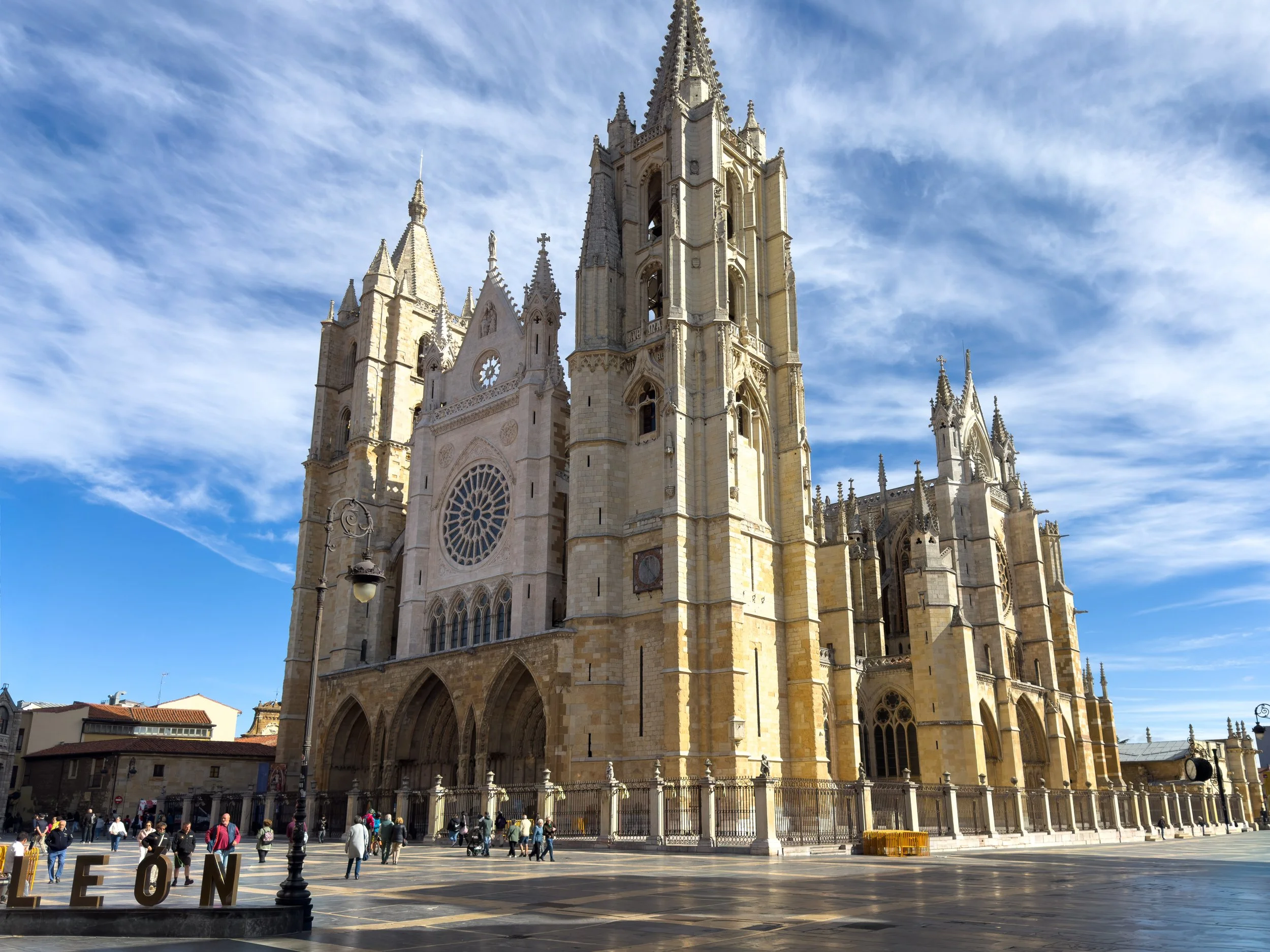 Cathedral in Leon, Spain September 2025