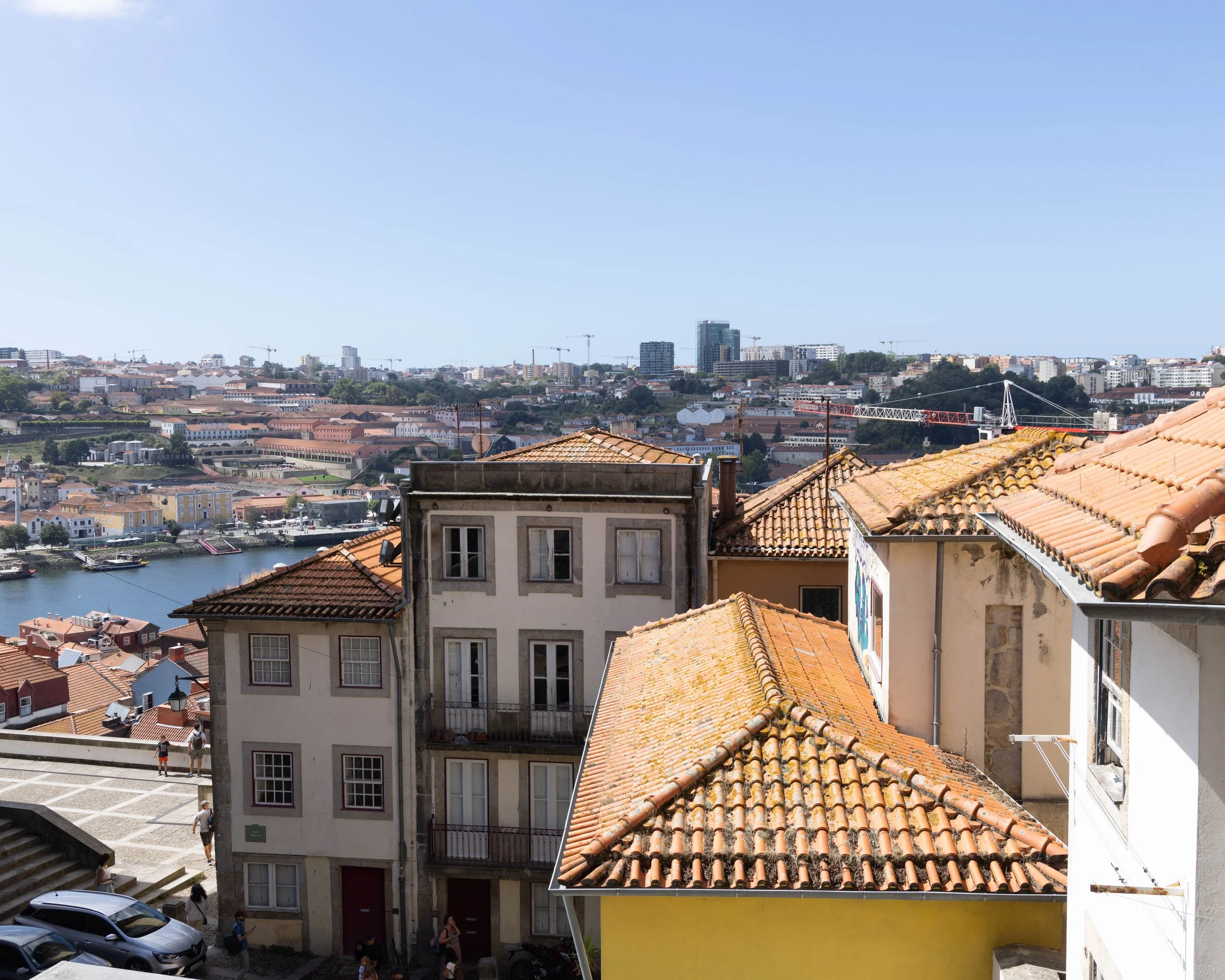 View from our apartment in Porto, Portugal - August 29, 2026
