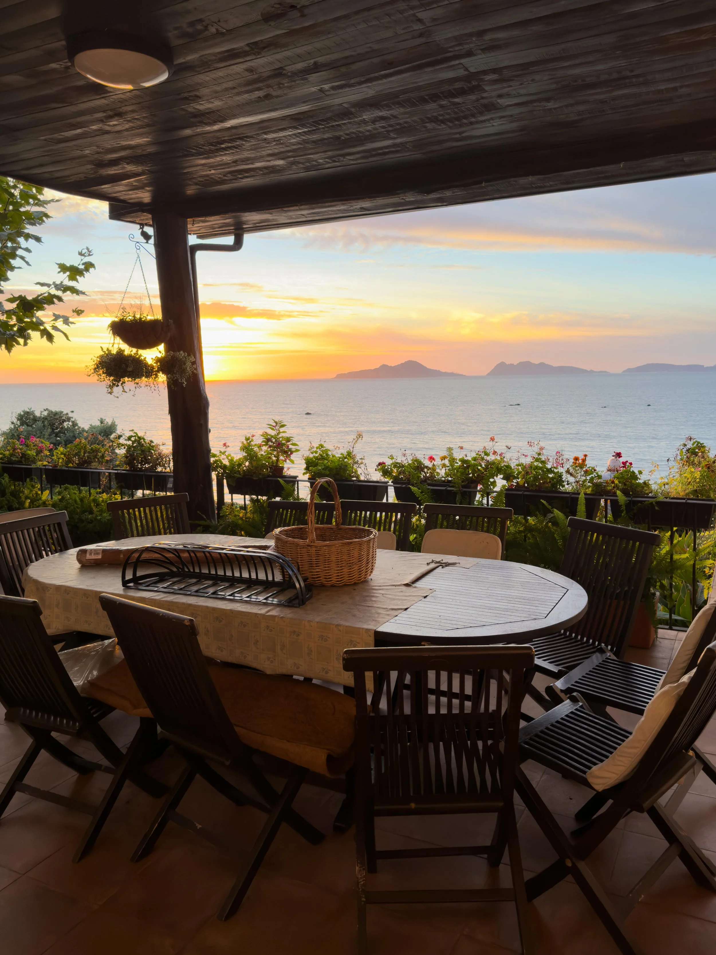 relaxing sunset.
