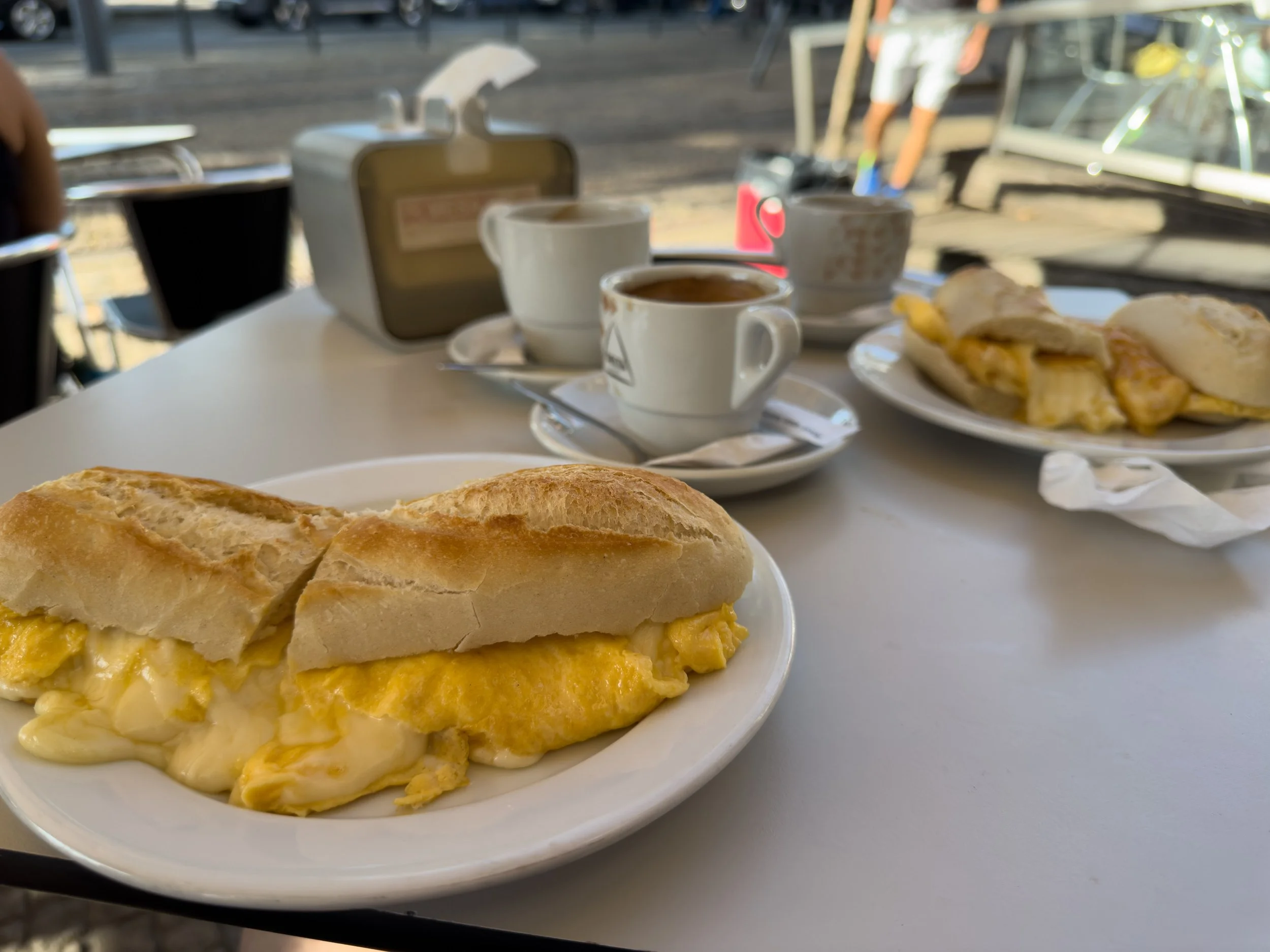 First Camino Portuguese breakfast