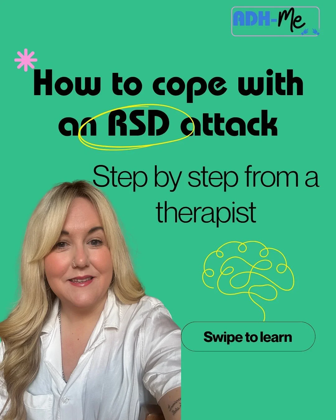 🧠Rejection Sensitive Dysphoria 🧠 is one of the hardest parts of living with ADHD and it&rsquo;s often misunderstood by those who not experience it.

We can&rsquo;t change our beautiful brains but we can find ways to cope easier.

This is my 3Rs ste