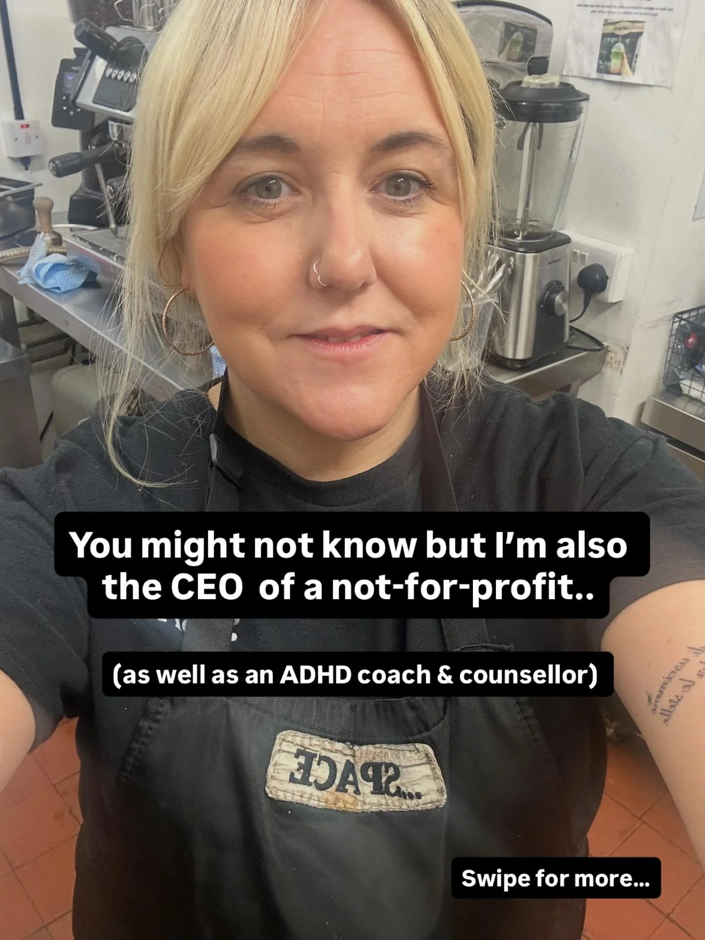 For those of you who don&rsquo;t know me&hellip; as well as being a  ADHD coach and counsellor @eleven11therapy I am also the CEO of @spaceruncorn 

I set up SPACE because through my own mental health journey I saw a huge gap in services in my commun