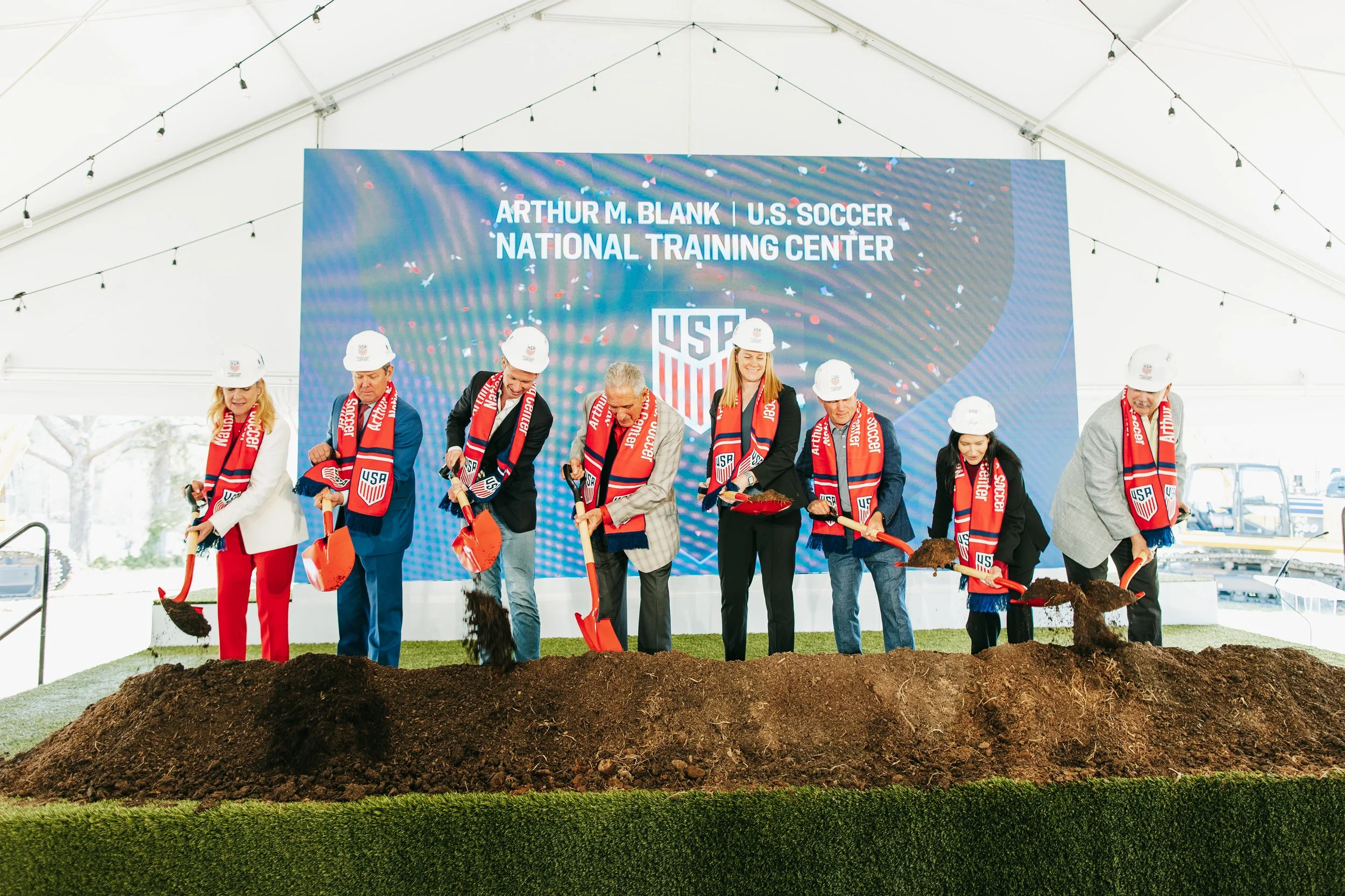 U.S. Soccer Groundbreaking Ceremony