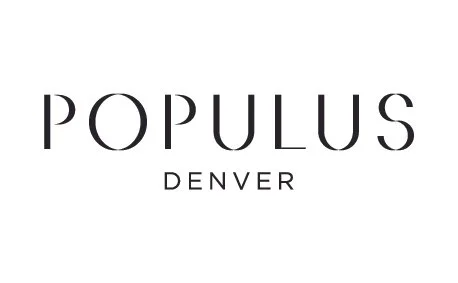 Populus Denver logo in black text on a white background.