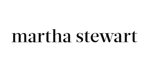 The image features minimalist black text on a black background, displaying the name "Martha Stewart" in a simple, elegant font.