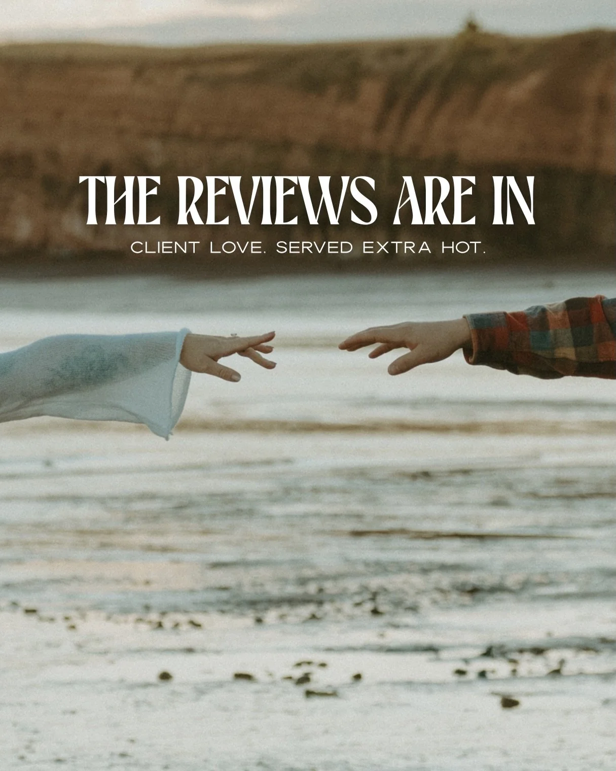 The reviews are in 💫
 Running a business is wild, and putting your art into the world is even wilder(!) but your words keep me going every single time! Whether it&rsquo;s how you respond in an email or the reviews you leave on my pages, it all means