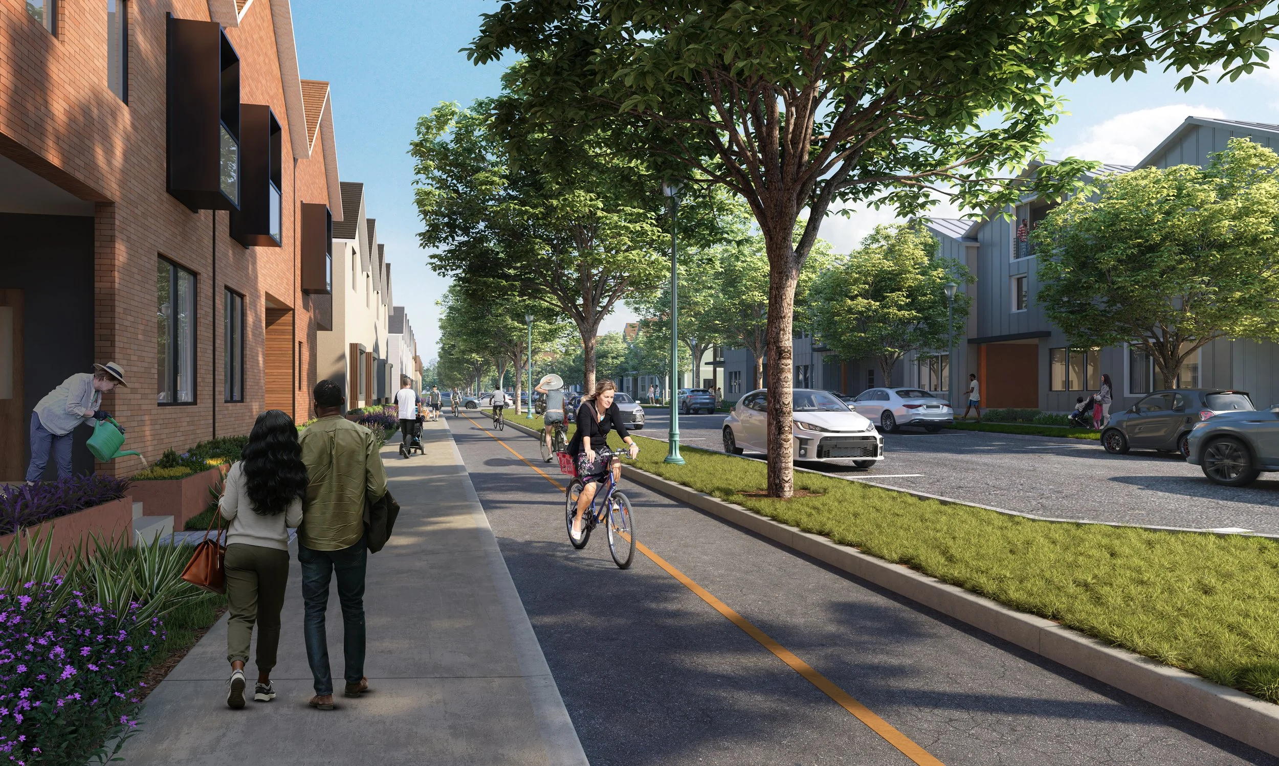 Colony Park Residential Neighborhood Rendering (2026)