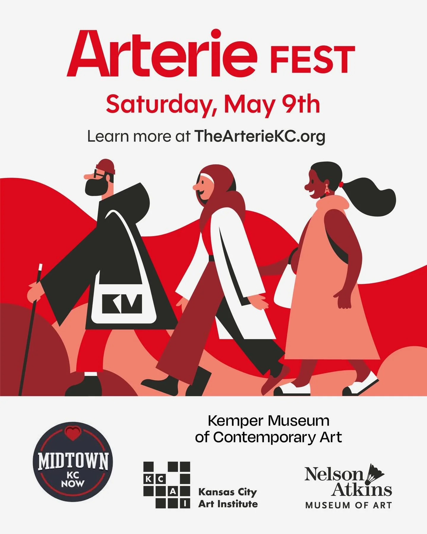 What if you could spend an entire Saturday exploring world class art without ever getting in your car? That&rsquo;s exactly what Arterie Fest is built for. On May 9, The Arterie will connect to events at KCAI, the Kemper Museum, and Nelson-Atkins via