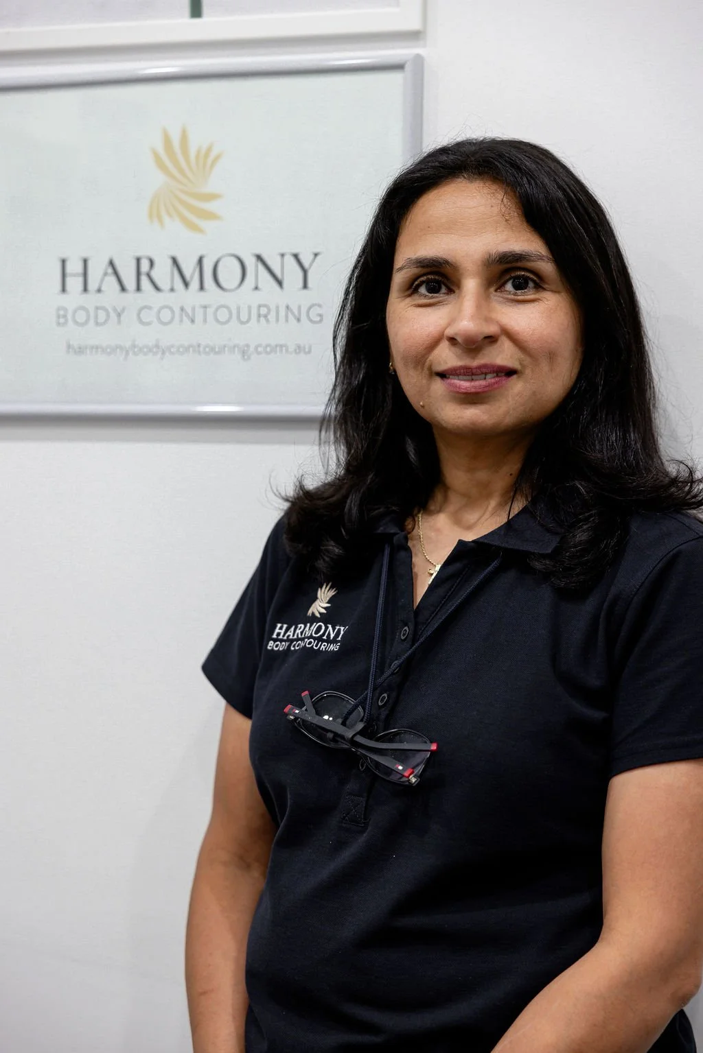 Woman smiling on a sunny day