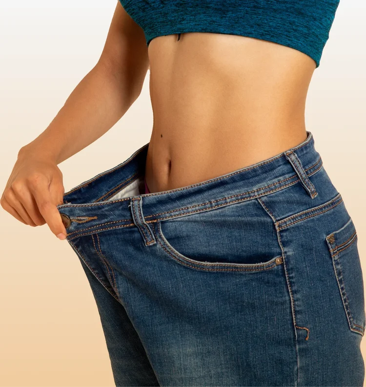 Non-surgical fat reduction results showing a toned stomach, body contouring in Canberra
