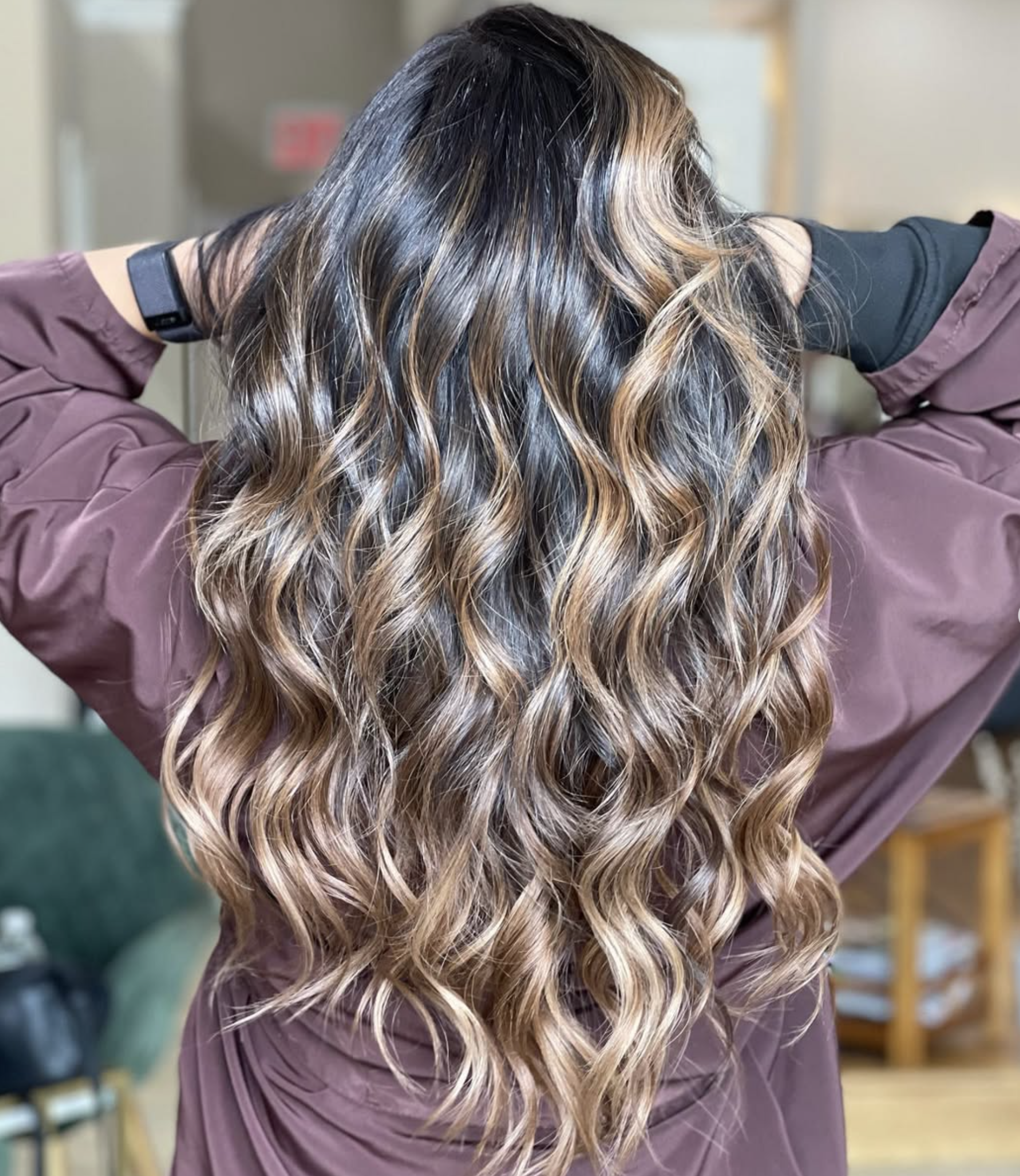 Caramel Latte Balayage