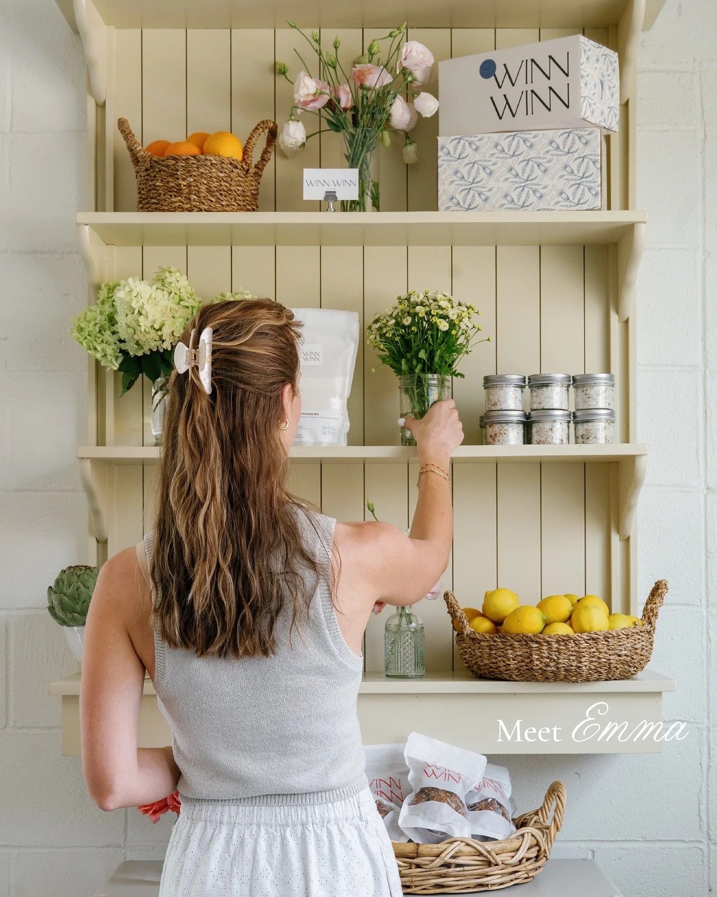 Meet Emma, the other half of the Art of Studio duo, and a full-time (freelance turned small business owner) graphic designer, stylist, photography assistant, wife, mom of two, hobby gardener, landscaping enthusiast, ceramics collector &mdash; the lis