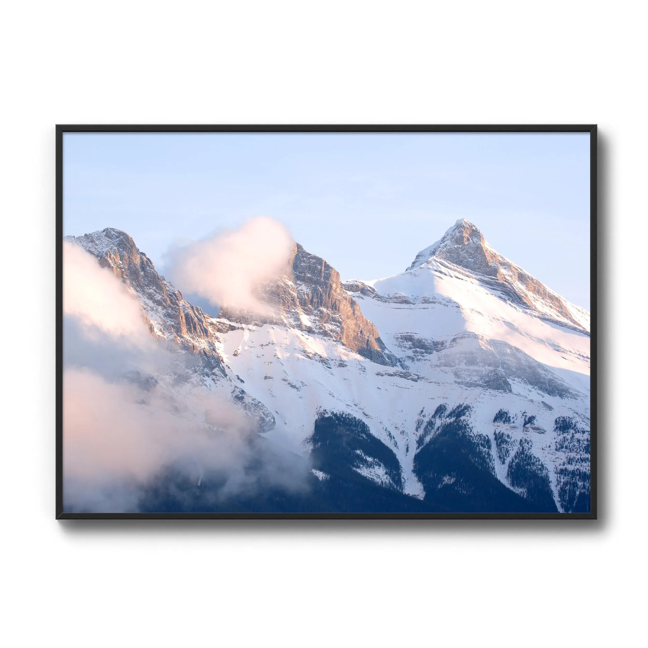 Three Sisters Winter Sunset