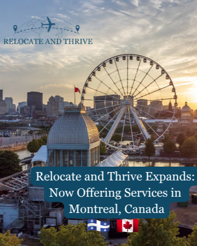 Relocate and Thrive Expands: Now Offering Services in Montreal, Canada