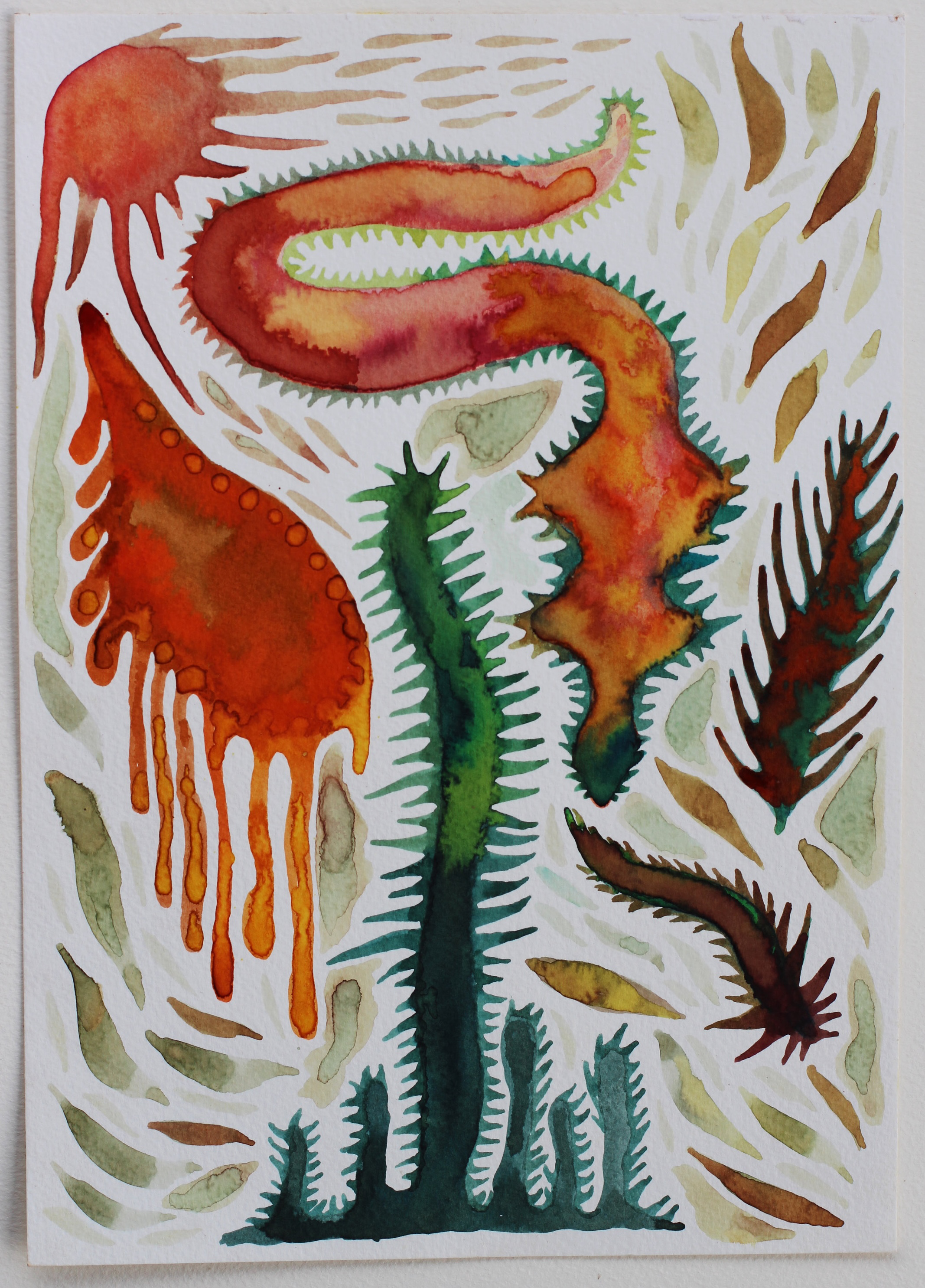 Untitled Study, liquid watercolour, A4