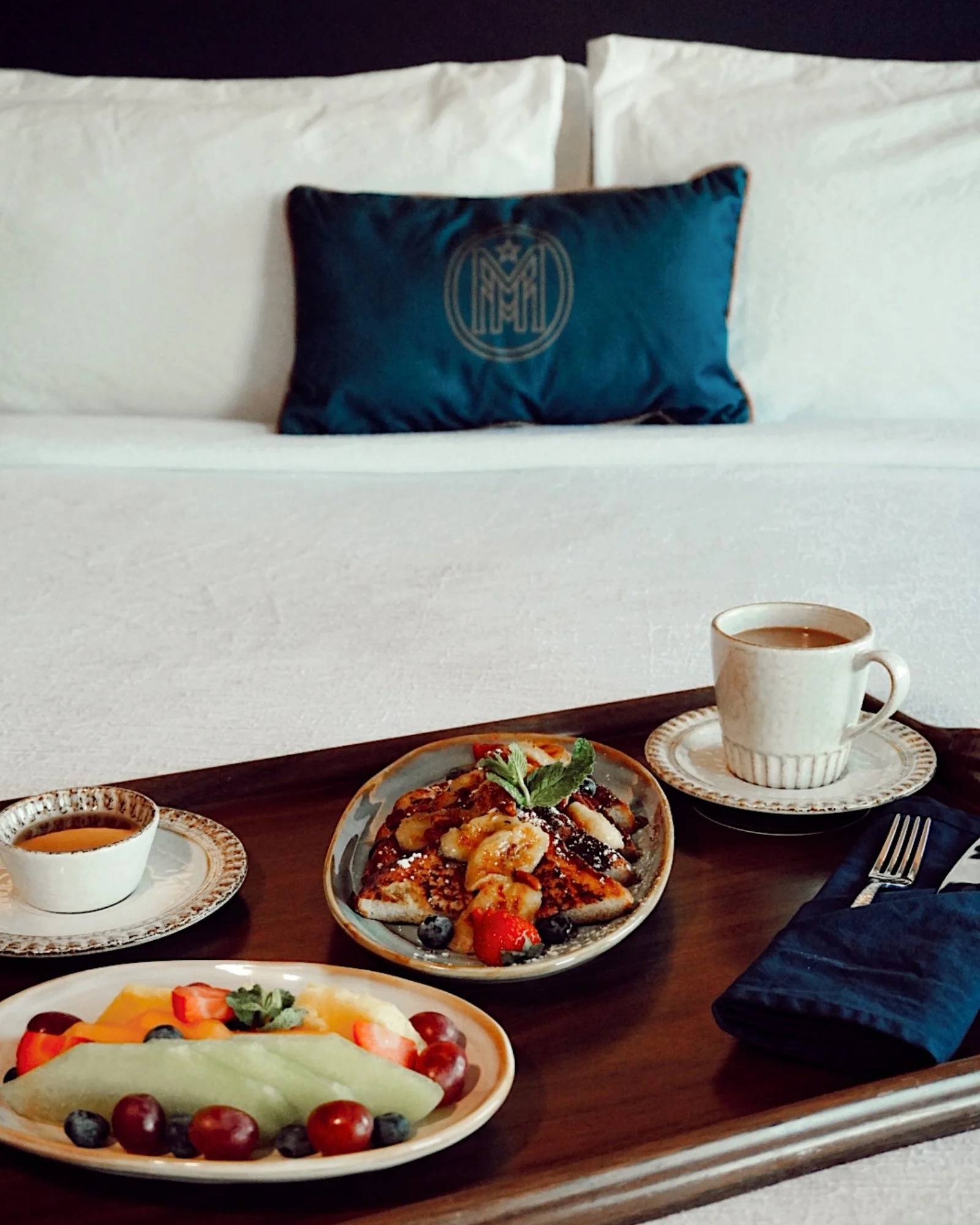 No alarms, no rush - just breakfast in bed.

This is how mornings should feel at The Mecklen.