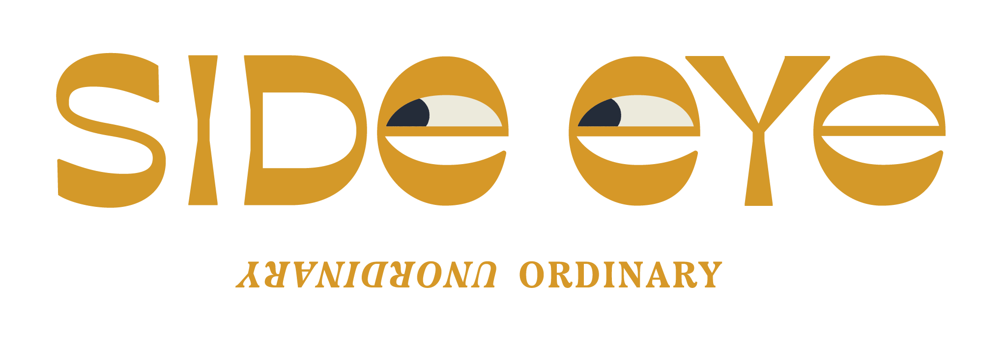 Side Eye logo with stylized lettering and “Extraordinary Ordinary” tagline.