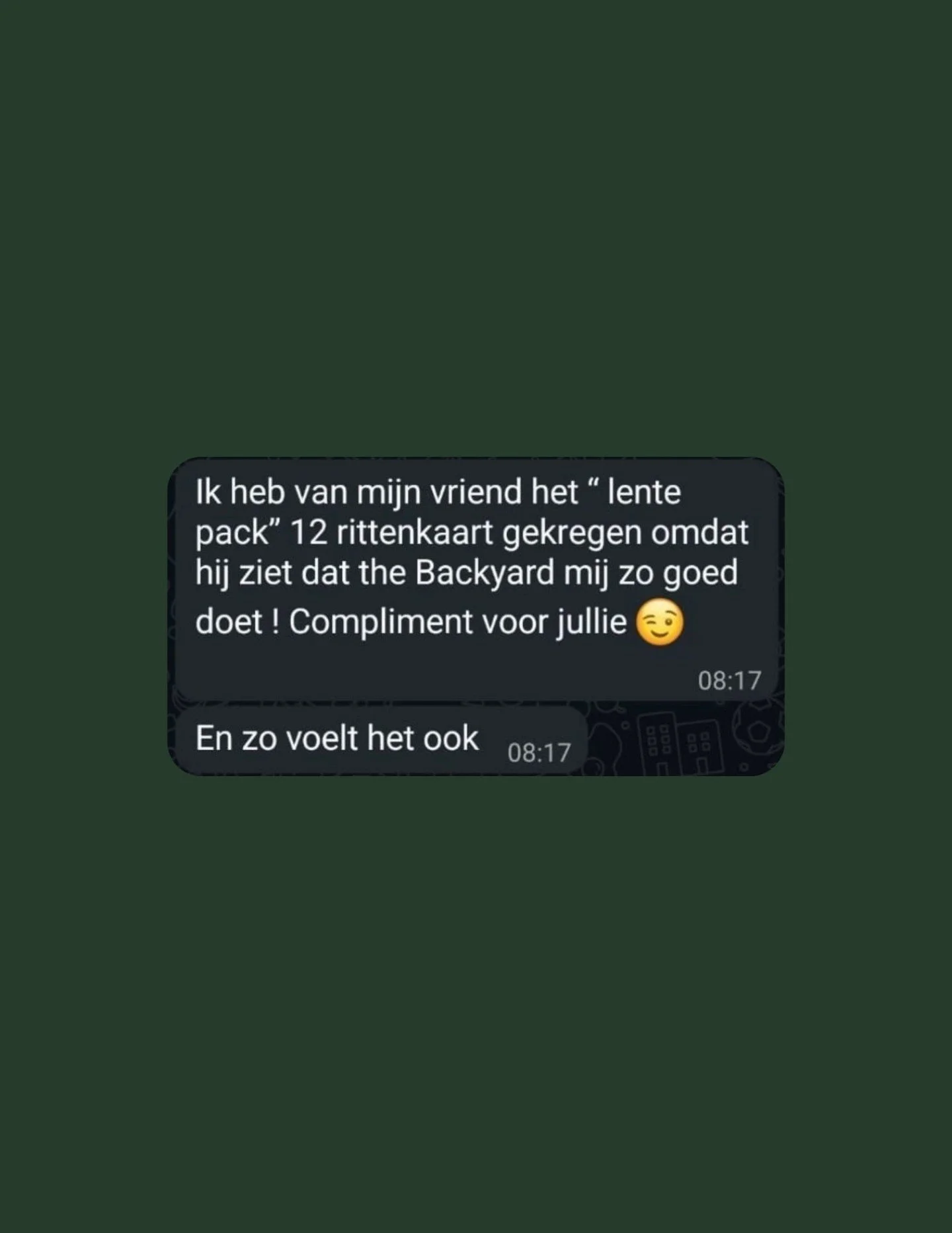 Green flag energy op deze mooie donderdag 😉
Sommige mannen begrijpen het gewoon. 
&lsquo;More boyfriends like this please&rsquo; 😜

Send this to your hubby &mdash;>

Bestel de lentedeal van 12 rittenkaart tot 31 maart

#welovemen #menappreciatio