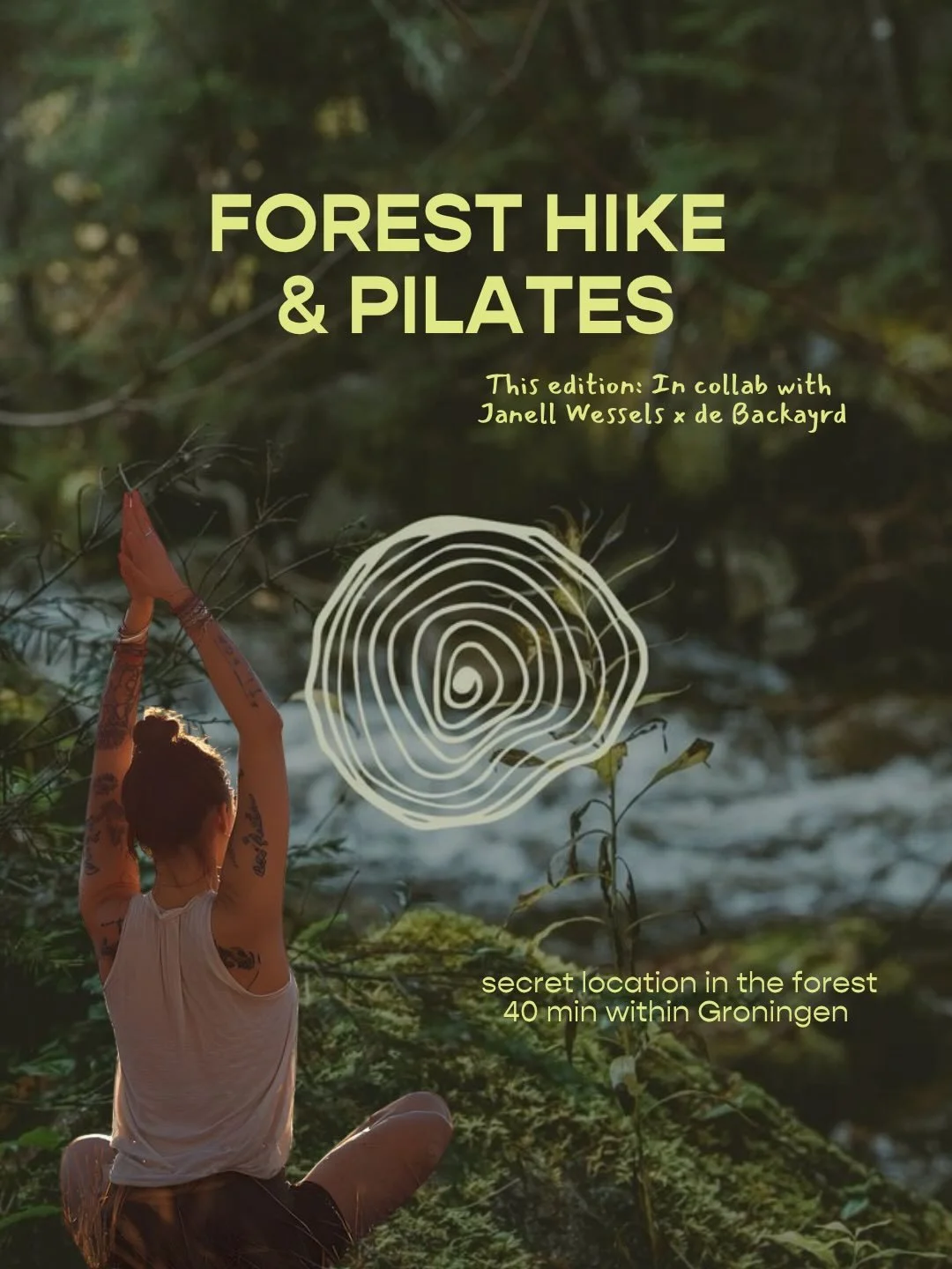 Were doing it - again 😍☀️
After the last forest session sold out fast (and the waitlist exploded 👀), we&rsquo;re heading back into the woods for a new outdoor experience.

This time with a different energy:
Pilates booty burn, somatic movement, for