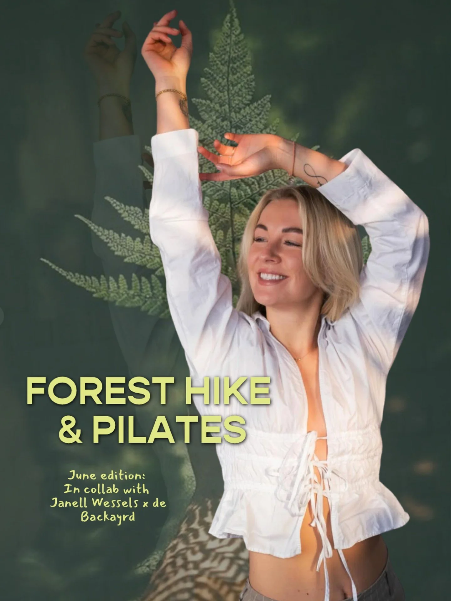 New date! 😍☀️
After our last forest session sold out fast and the waitlist got a little wild 👀 we&rsquo;re heading back into the woods for a new outdoor experience.

This time with a different energy:
Pilates booty burn, somatic movement, forest ai