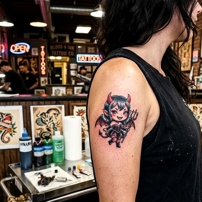 Demon Girl Tattoo Ideas