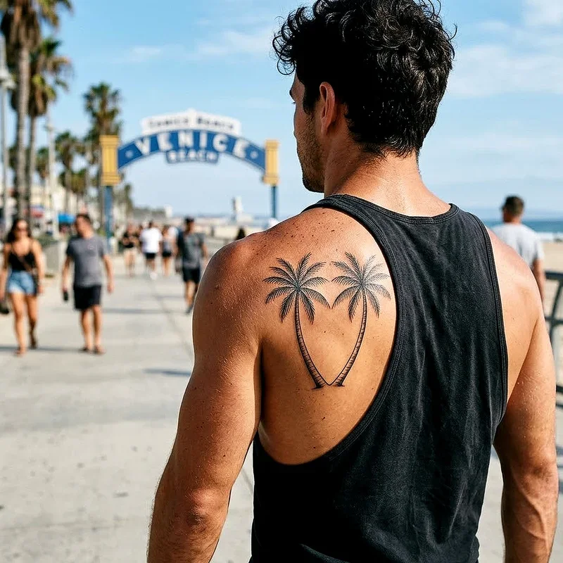 Palm Tree Tattoo Ideas for Guys