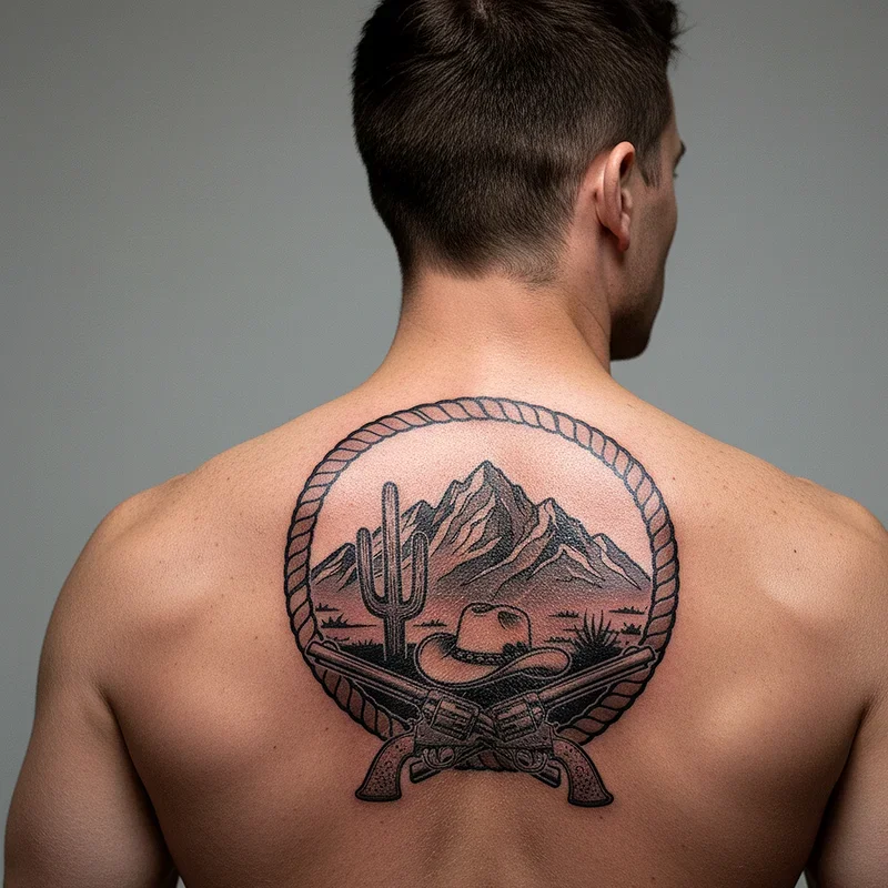 15 Western Tattoo Ideas for a Rugged Cowboy Look