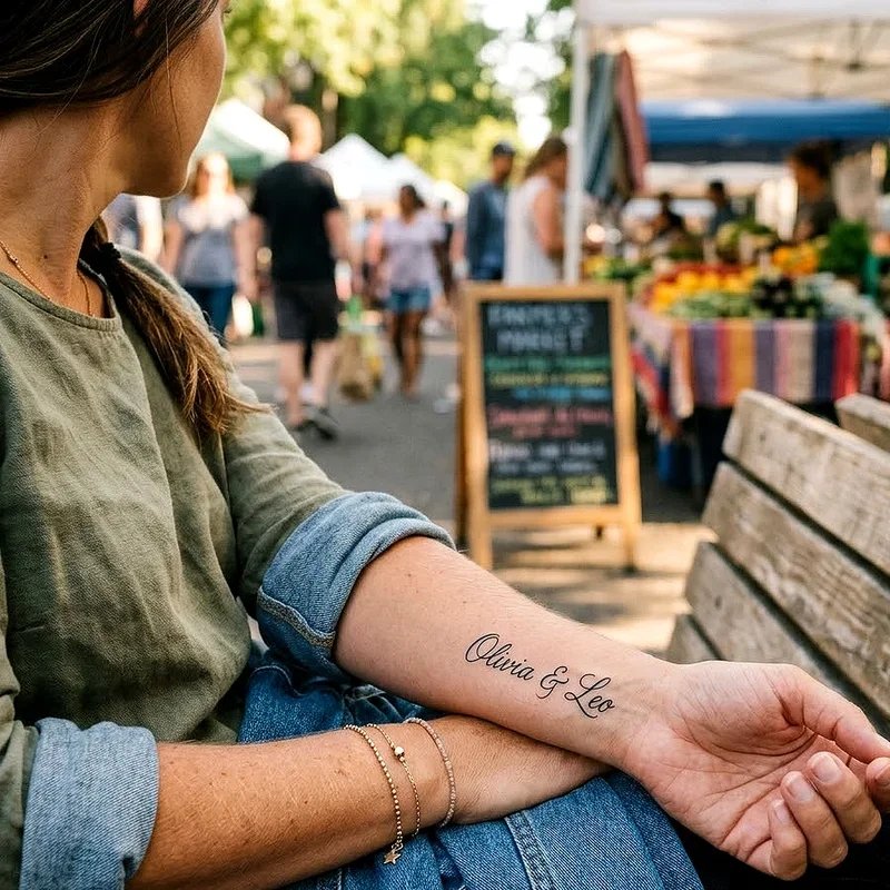 Tattoo Ideas for Women with Kids Names