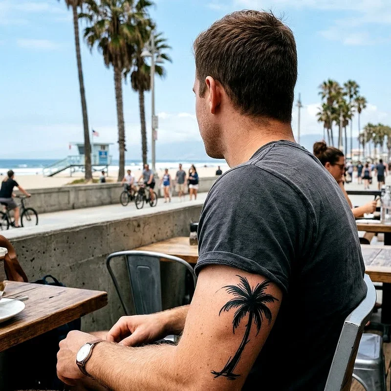 Palm Tree Tattoo Ideas for Guys